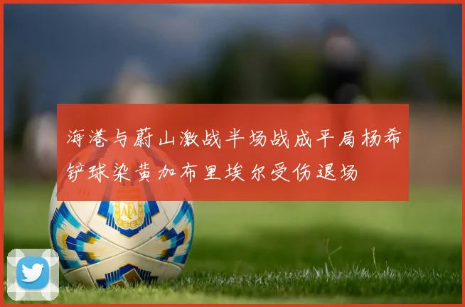 海港与蔚山激战半场战成平局杨希铲球染黄加布里埃尔受伤退场